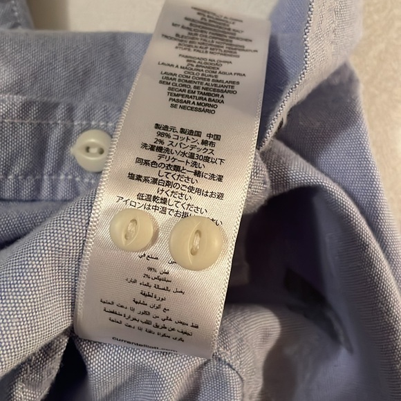 Current / Elliott Derby Button Down Shirt with LOVE Print Size 0 - Picture 10 of 11